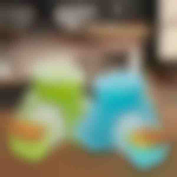 Izturīgi BPA nesaturoši salokāmi silikona trauki (4 izmēri) | POPLATE