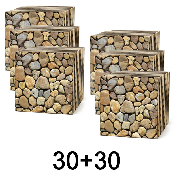 3x 3D sienas flīzes ar akmens efektu – nolobi un pielīmē | STONEBLOCKS 1+1 BEZ MAKSAS