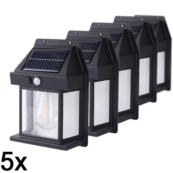 5x Āra saules sensora kustības gaisma | FLUXLAMP